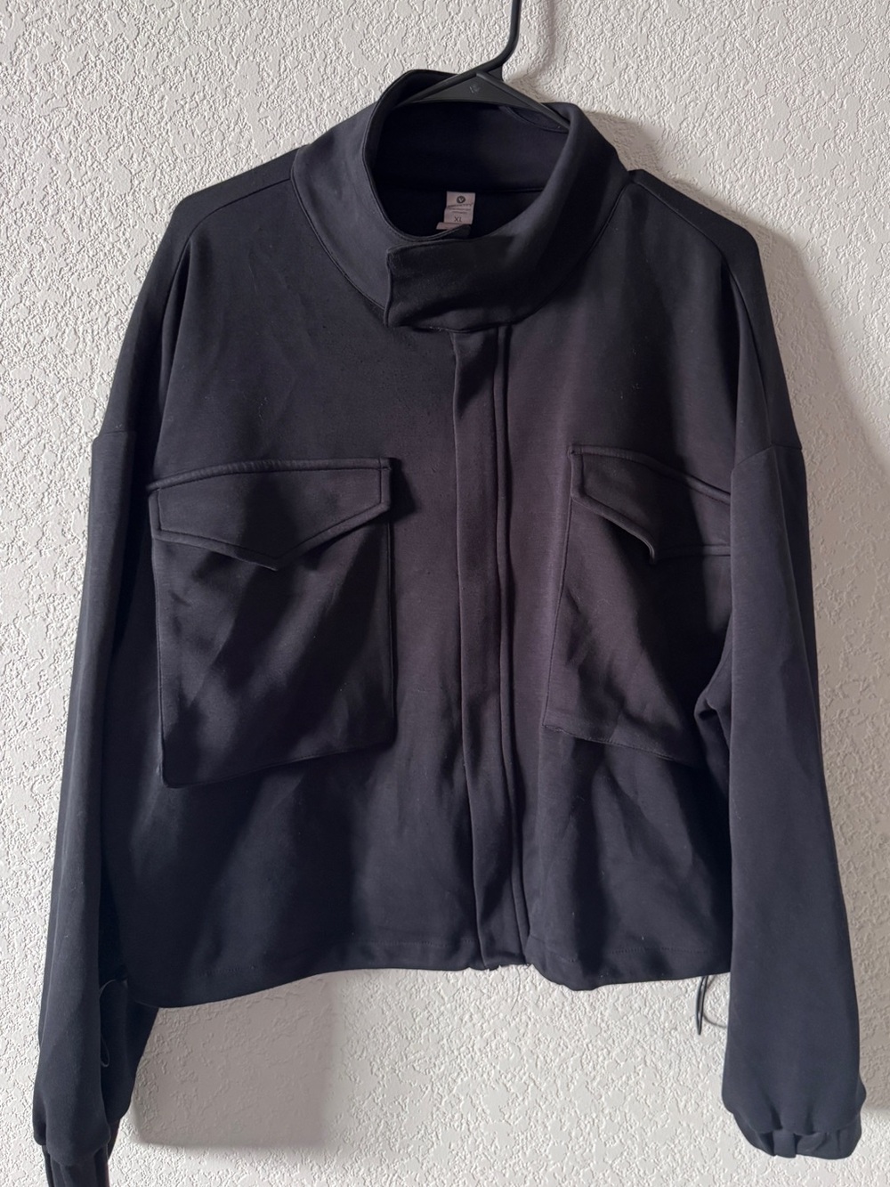 Velocity Black Men's Military Utility Jacket